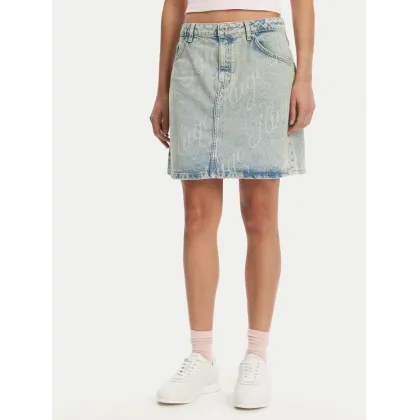 Zdjęcie HUGO Spódnica jeansowa Gami 50534755 Niebieski Regular Fit