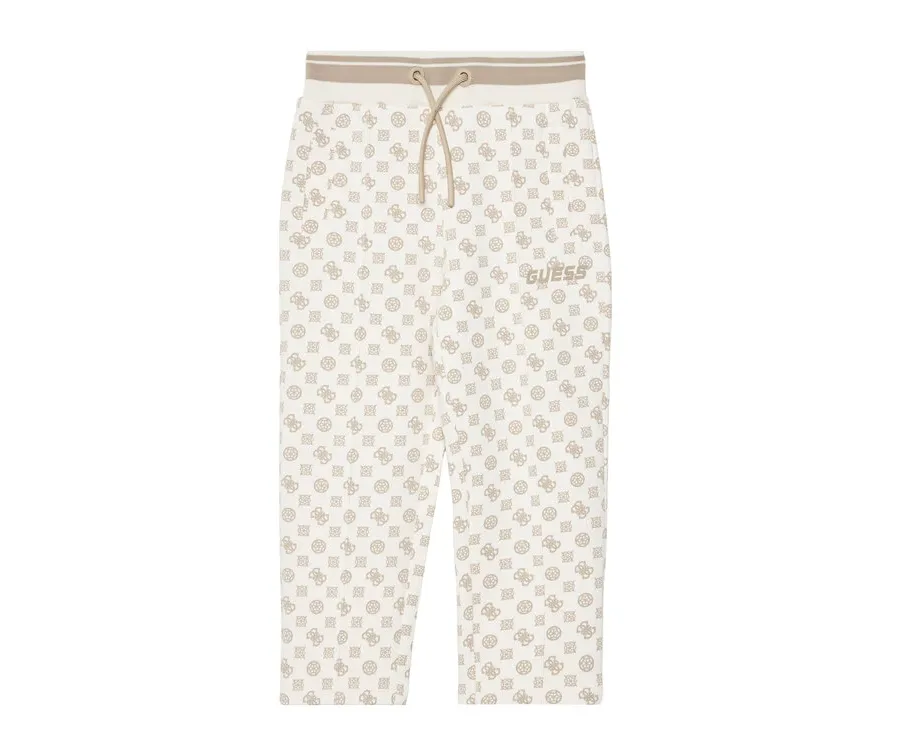 obrazek 1 Guess Spodnie dresowe J5YQ34 KB212 Écru Regular Fit