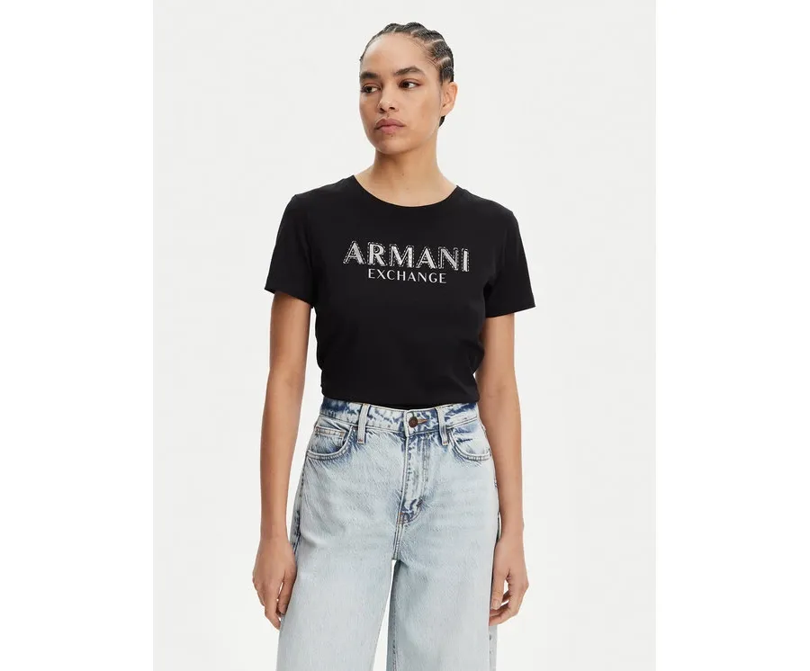 obrazek 1 Armani Exchange T-Shirt XW000387 AF10354 UC001 Czarny Regular Fit