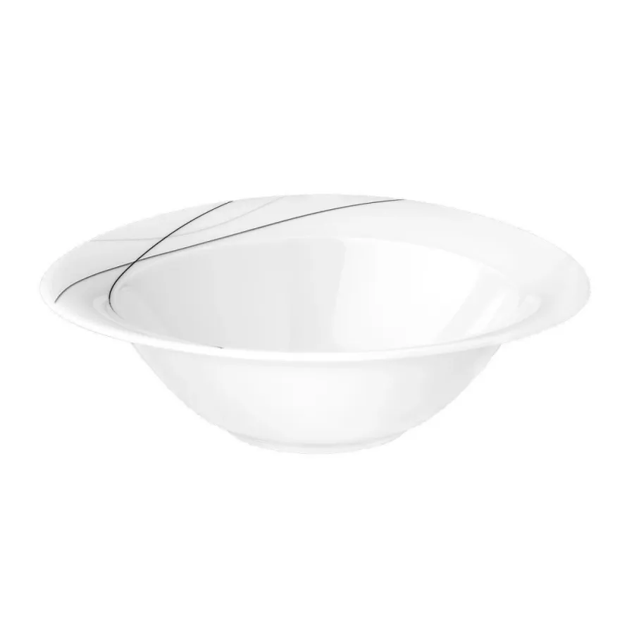 obrazek 1 Okrągła duża porcelanowa miska 24 cm z delikatnym zdobieniem - Seltmann Weiden