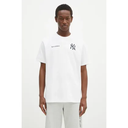 Zdjęcie Sporty & Rich t-shirt bawełniany Champions kolor biały z nadrukiem TO043505633WH01