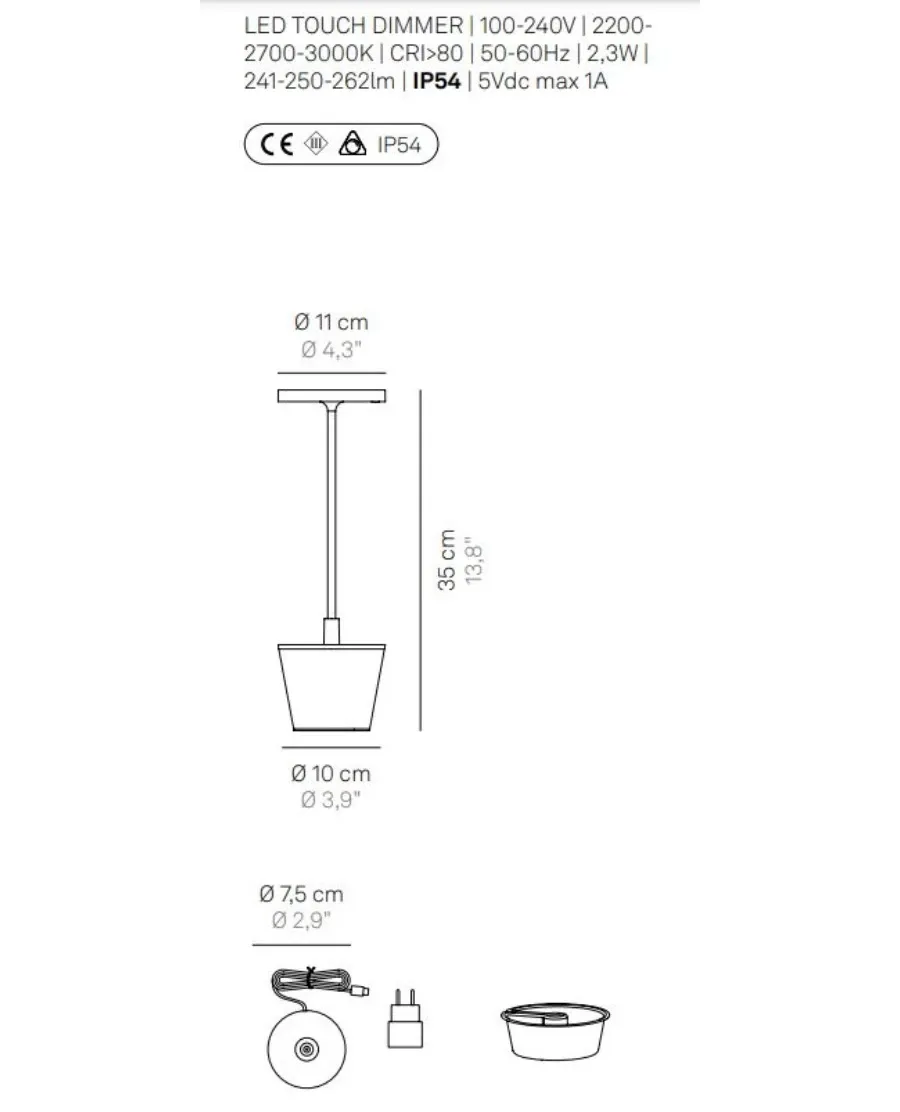 obrazek 2 Stylowa lampa stołowa Poldina Reverso z misą