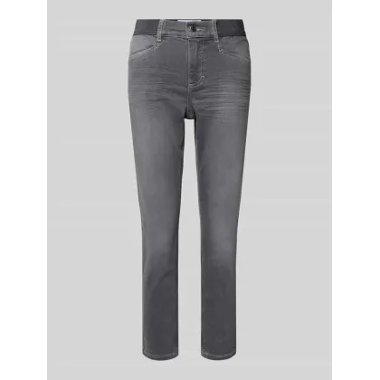 Zdjęcie Jeansy o kroju slim fit i dł. 7/8 zelastycznym basem model ‘ORNELLA SPORTY’