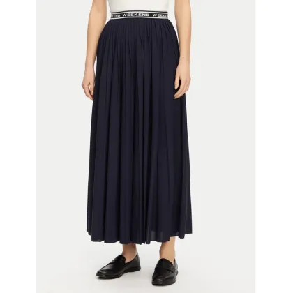 Zdjęcie Weekend Max Mara Spódnica plisowana Bleu 2515771031 Granatowy Regular Fit