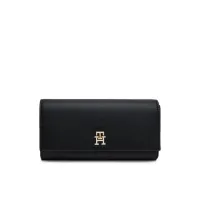 Zdjęcie Tommy Hilfiger Duży Portfel Damski Th Legacy Flap Lrg Wallet AW0AW17267 Czarny