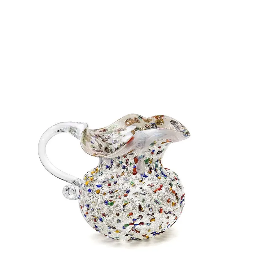 obrazek 1 Kolorowy dzbanek z weneckiego szkła murano (16 cm)