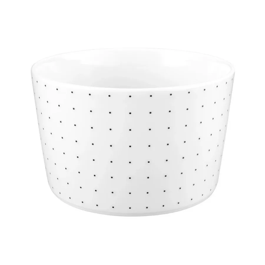 obrazek 1 Porcelanowa okrągła miska 13 cm  zdobiona geometrycznym wzorem - Seltmann Weiden