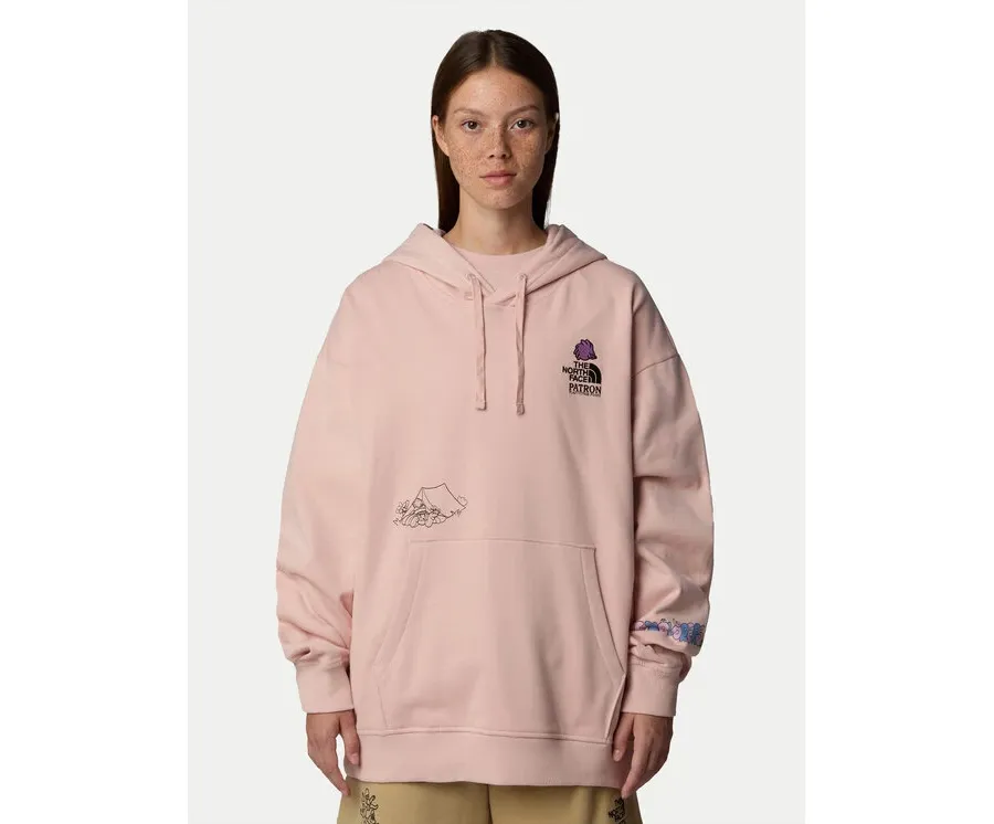 obrazek 1 The North Face Bluza Unisex Mountain Cleanup NF0A8C2V Różowy Oversize