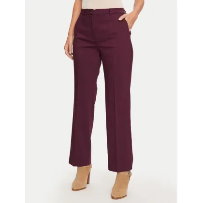Zdjęcie Guess Spodnie materiałowe Zoe W4BB16 WGIH2 Bordowy Regular Fit