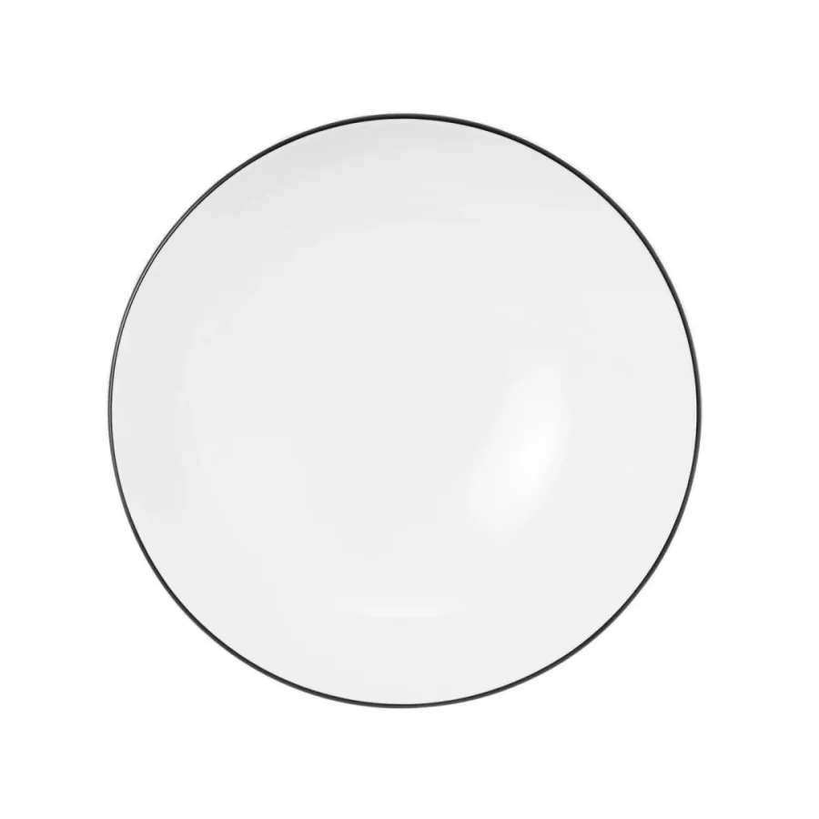 obrazek 2 Porcelanowa okrągła miska 15 cm ze zdobieniem w formie czarnej obwódki - Seltmann Weiden