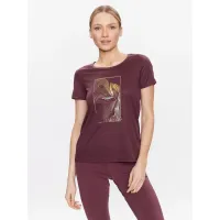 Zdjęcie CMP Koszulka techniczna 38T6656 Bordowy Regular Fit