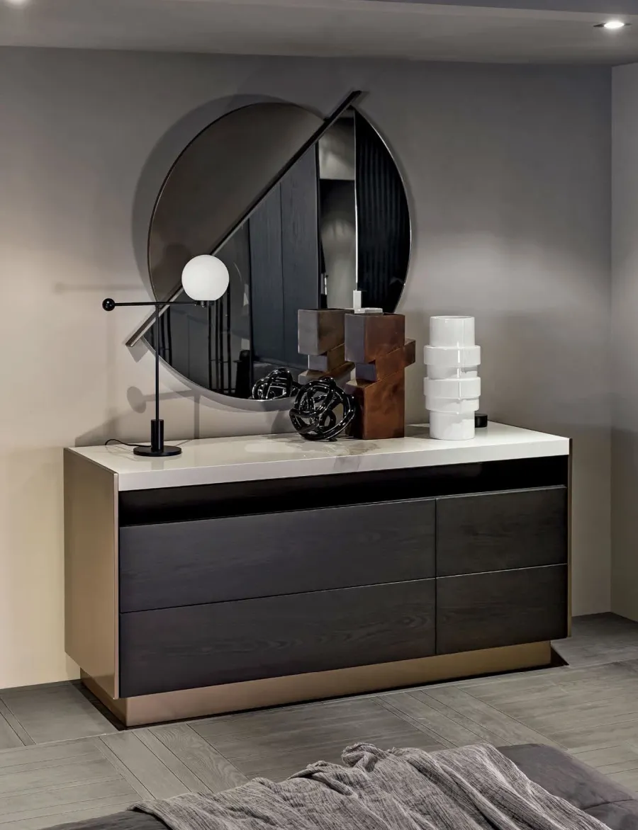 obrazek 2 Szykowne lustro do eleganckiego salonu lub sypialni w stylu minimalistycznym