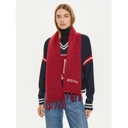 Zdjęcie Tommy Hilfiger Szalik Monotype AU0AU01935 Bordowy