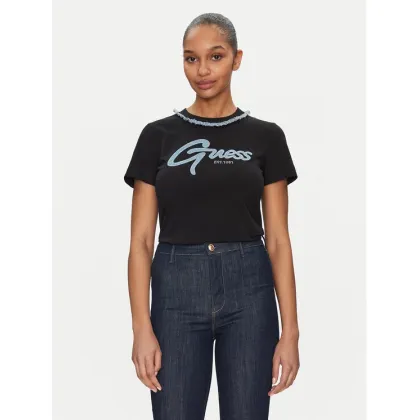 Zdjęcie Guess T-Shirt W5GI03 I3Z14 Czarny Regular Fit