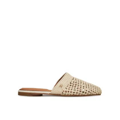 Zdjęcie Tommy Hilfiger Klapki Crochet Mule FW0FW08413 Écru