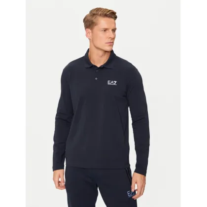 Zdjęcie EA7 Emporio Armani Polo 8NPF15 PJVQZ 0562 Granatowy Regular Fit