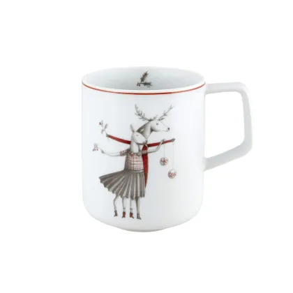 Picture Porcelain mug from the unique Nöel Christmas collection - 4 pieces - Vista Alegre