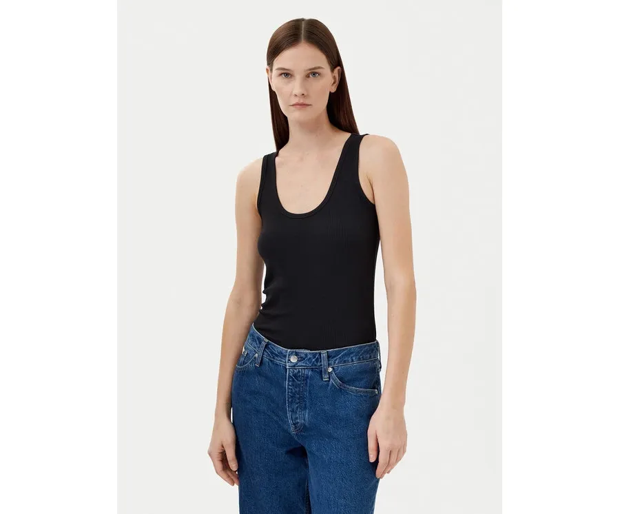 obrazek 1 Calvin Klein Top K20K208246 Czarny Slim Fit