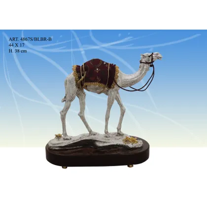 Zdjęcie Stylowa figura białego wielbłąda