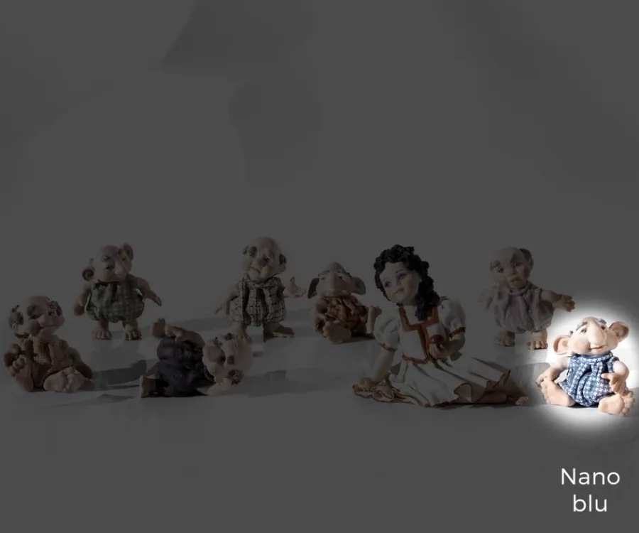 obrazek 1 Porcelanowy niebieski karzeł - Sibania
