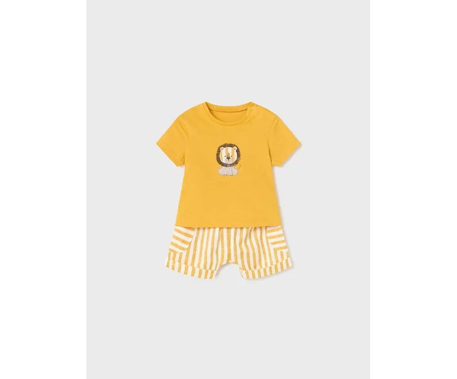 obrazek 1 Mayoral Komplet t-shirt i spodenki 1253 Kolorowy