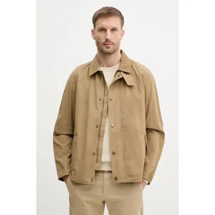 Zdjęcie Barbour kurtka bawełniana Tracker Casual kolor zielony przejściowa MCA0978