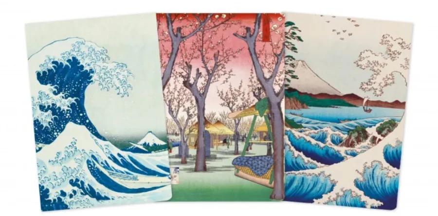 obrazek 2 Stylowa kolekcja midi notatników (Japanese Woodblocks) - Flame Tree Publishing