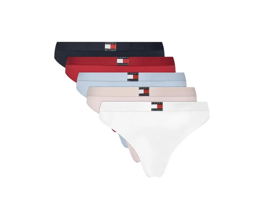 obrazek 1 Tommy Hilfiger Komplet 5 par stringów UW0UW05751 Kolorowy