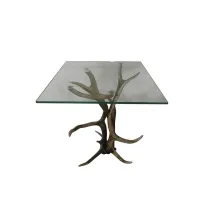 Zdjęcie Niezwykła dekoracja do domu z poroża jelenia - stolik kawowy