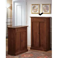 Zdjęcie Wysoki stojak na buty, 2 drzwi, 1 szuflada, 6 ruchomych półek - Fratelli Mirandola