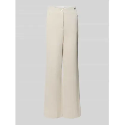 Zdjęcie Spodnie do garnituru z szeroką nogawką i aplikacją z logo