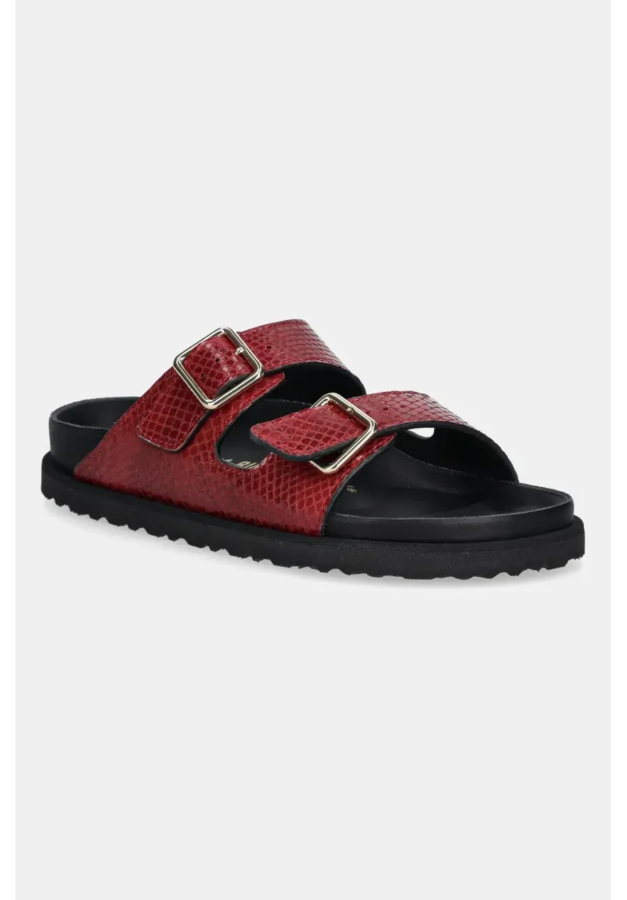 obrazek 1 Birkenstock 1774 klapki skórzane Arizona EXQ LE damskie kolor bordowy 1030004
