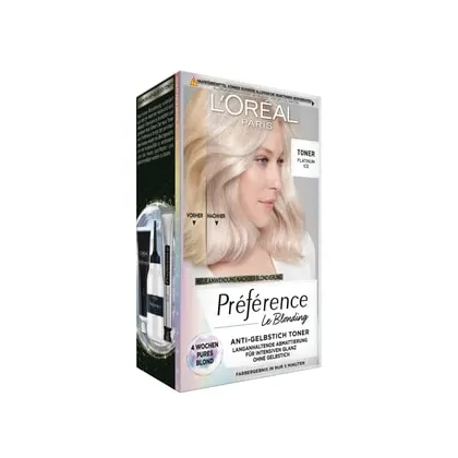 Zdjęcie L'Oréal Paris Préférence Le Blonding Toner - 01 Platinum Ice Farba do włosów 1 szt.