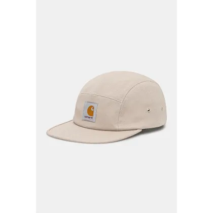 Zdjęcie Carhartt WIP czapka z daszkiem Backley Cap kolor beżowy z aplikacją I034853