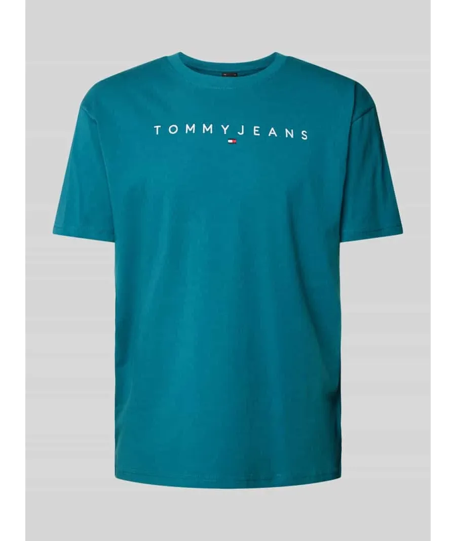 obrazek 1 T-shirt o kroju regular fit z wyhaftowanym logo