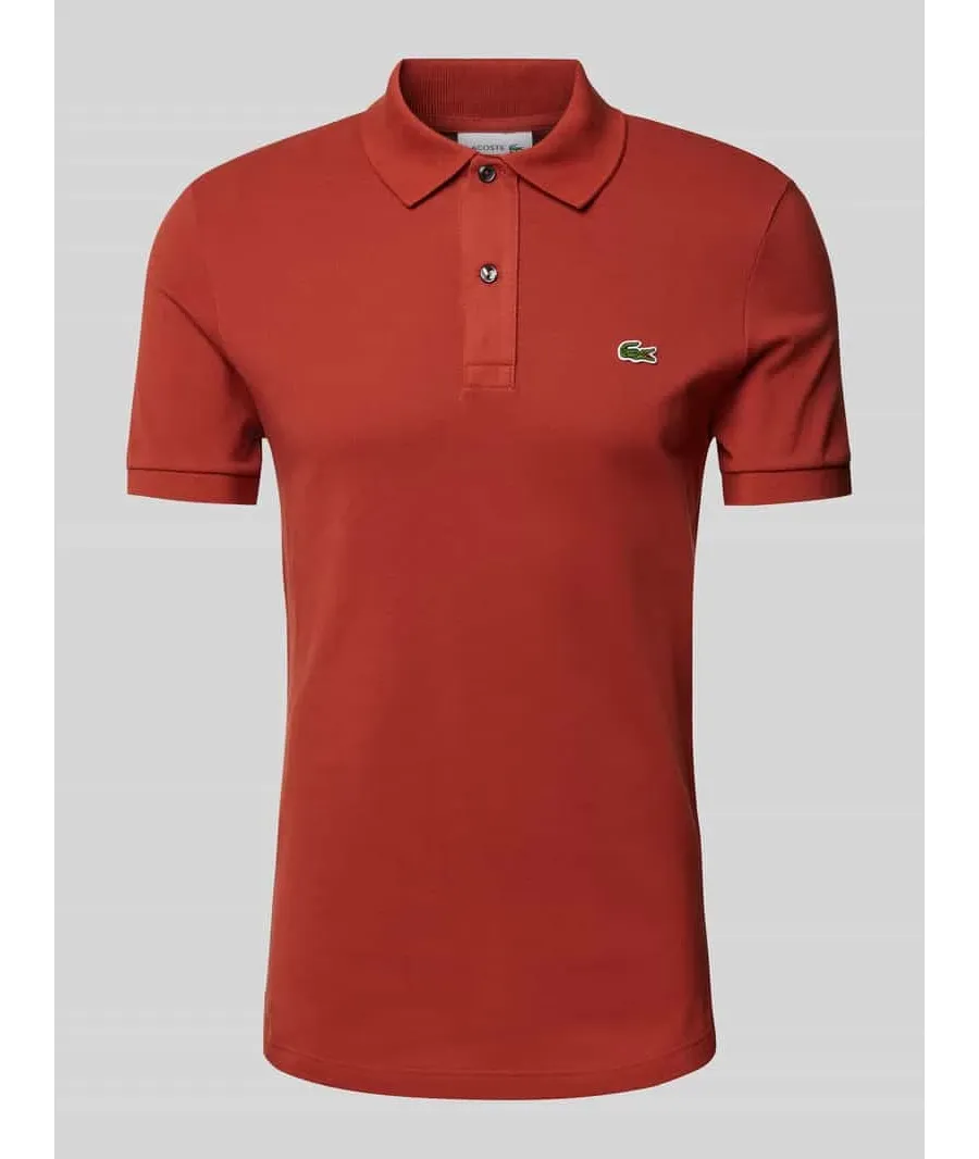 obrazek 1 Koszulka polo o kroju slim fit z naszywką z logo model ‘PIQUE’