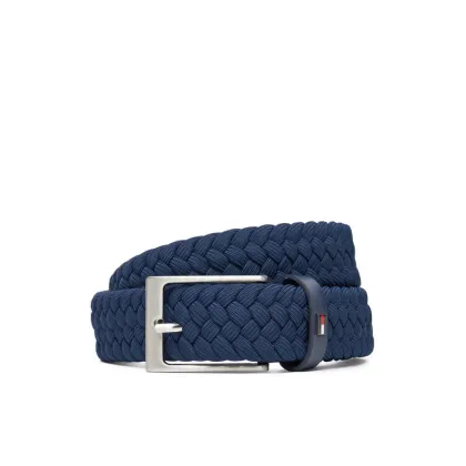 Zdjęcie Tommy Hilfiger Pasek Męski Layton Elastic AM0AM13570 Niebieski