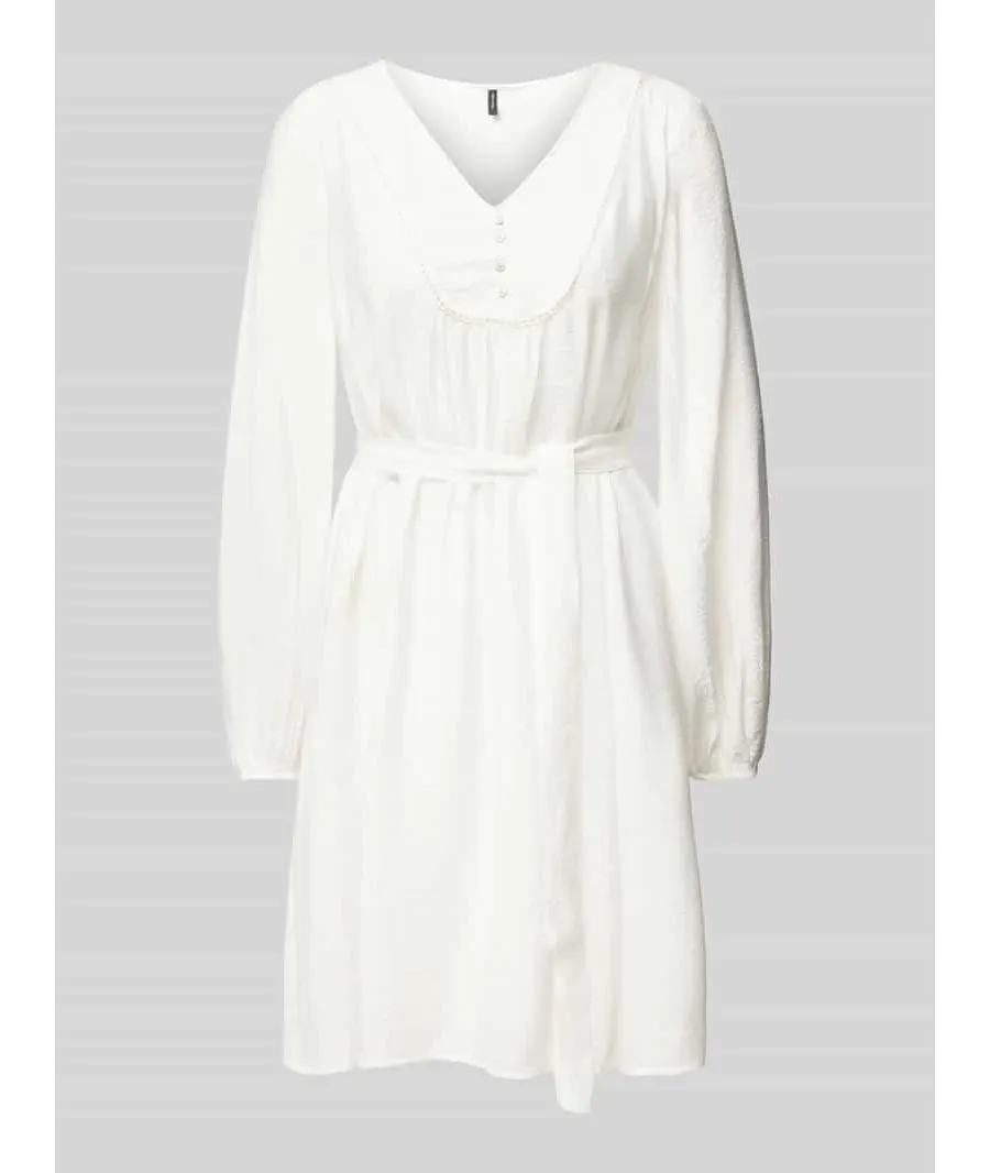 obrazek 1 Sukienka mini z wiązanym paskiem model ‘MIRA’