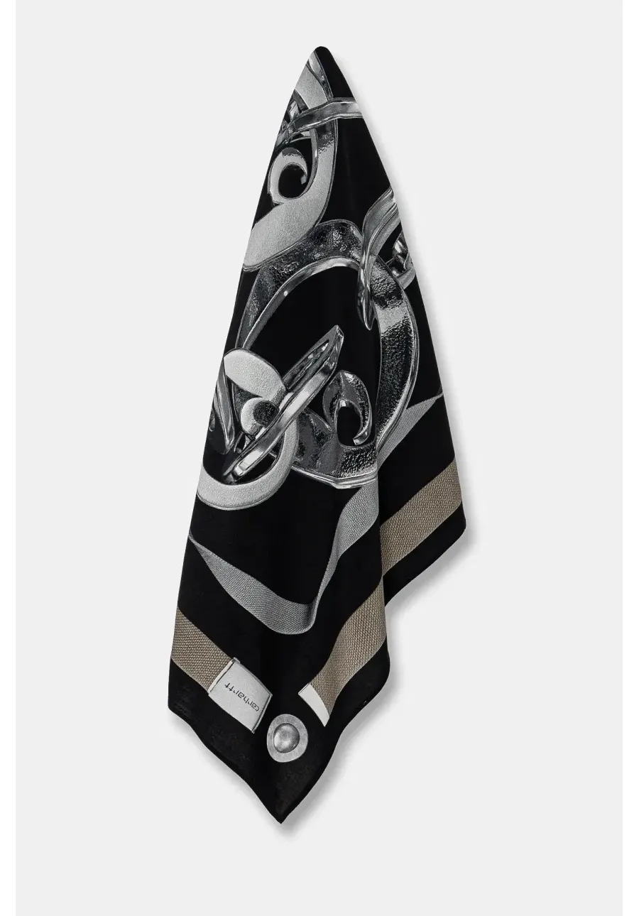 obrazek 1 Carhartt WIP apaszka Charms Belt Bandana kolor czarny wzorzysta I034349.2PJXX