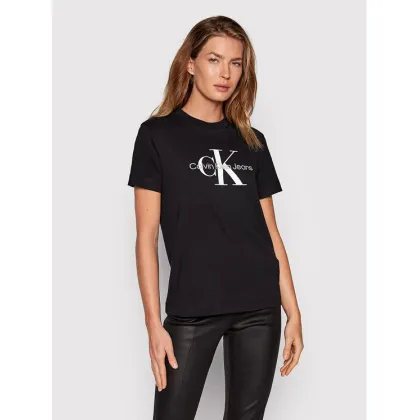 Zdjęcie Calvin Klein Jeans T-Shirt J20J219142 Czarny Regular Fit