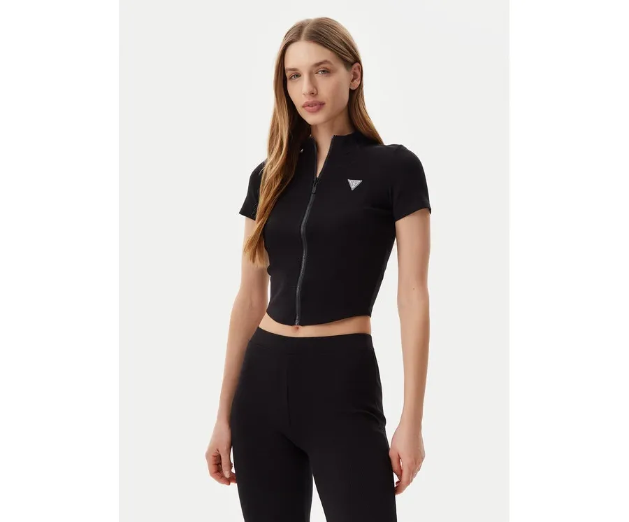 obrazek 1 Guess Bluzka V5GP25 KCRS2 Czarny Regular Fit