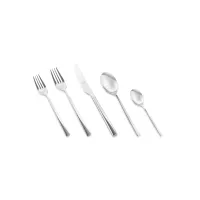 Picture Stylish Italian 51-piece Atena cutlery set made of stainless steel