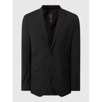 Zdjęcie Marynarka o kroju slim fit z kołnierzem z połami