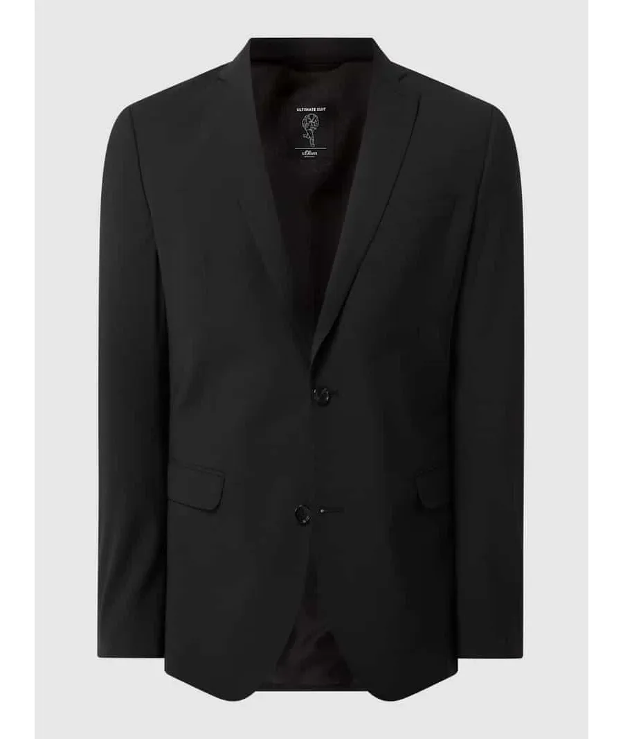 obrazek 1 Marynarka o kroju slim fit z kołnierzem z połami
