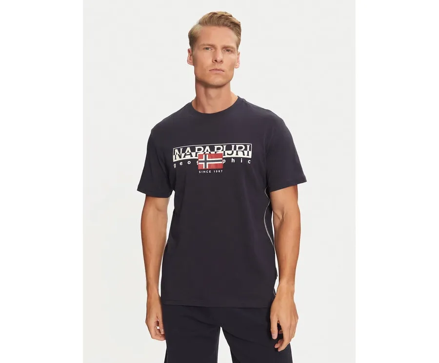 obrazek 1 Napapijri T-Shirt S-Aylmer NP0A4HTO Granatowy Regular Fit