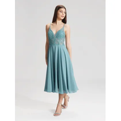 Zdjęcie Hey Kyla Sukienka koktajlowa 5AC106HK Niebieski Slim Fit