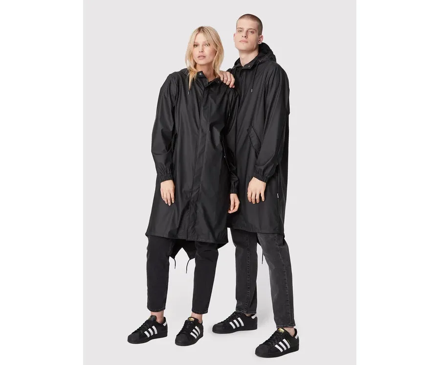 obrazek 1 Rains Parka Unisex 18140 Czarny Regular Fit