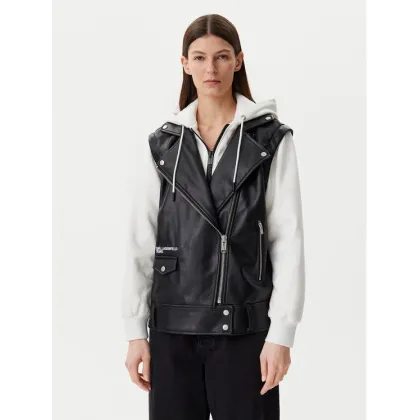 Zdjęcie Karl Lagerfeld Jeans Kurtka przejściowa A1W15012 Czarny Regular Fit