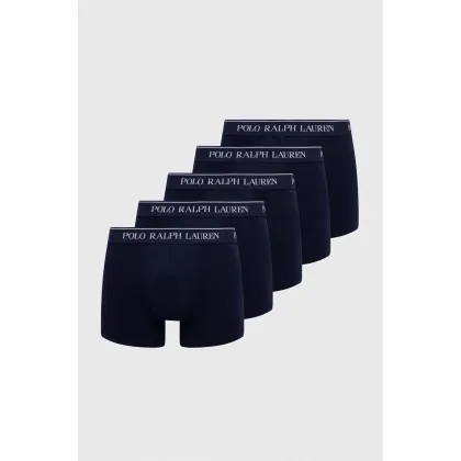 Zdjęcie Polo Ralph Lauren bokserki 5-pack męskie kolor granatowy 714864292