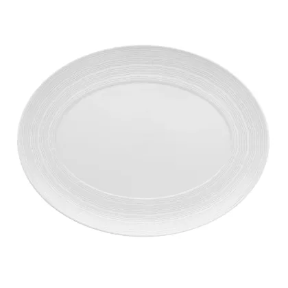 Zdjęcie Mały biały owalny talerz z wyjątkowej kolekcji Mar - Vista Alegre